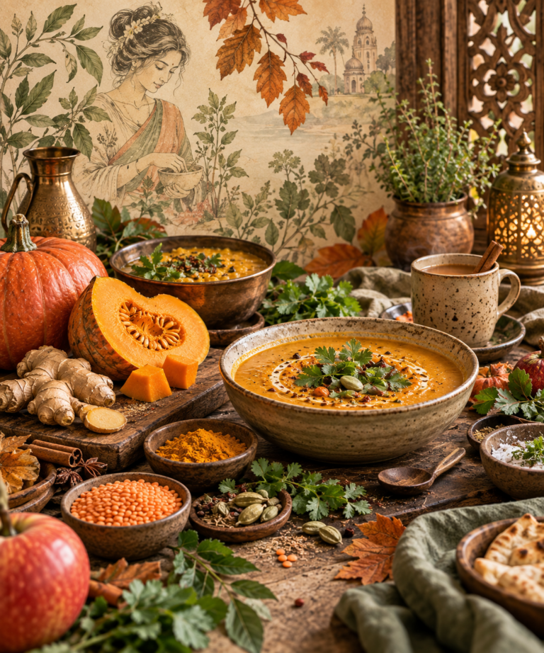 Ayurveda im Herbst: Wärmende Ernährung, einfache Rituale und köstliche Rezepte