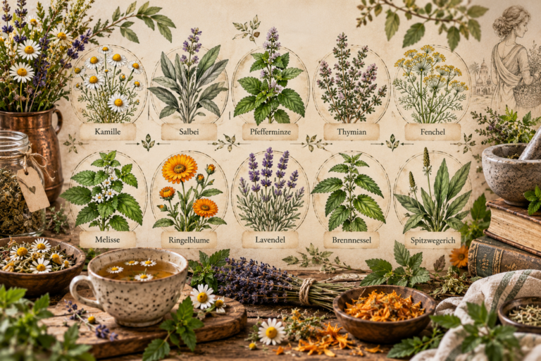 10 Kräuter für deine Hausapotheke – bewährte Helfer aus der Natur