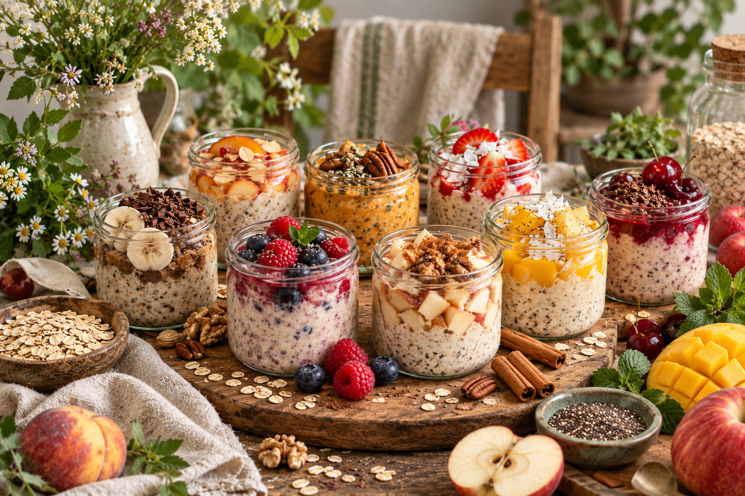 15 köstliche Overnight-Oats-Rezepte – einfach am Abend vorbereiten